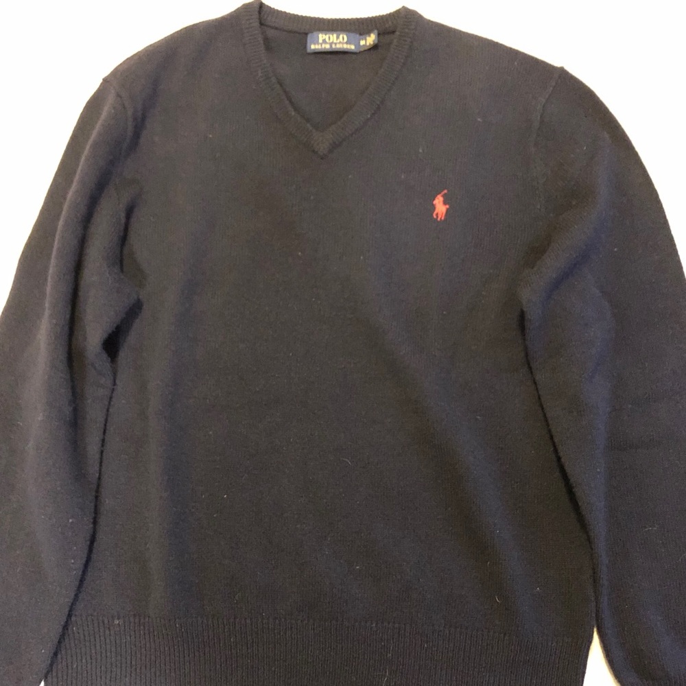 Navy Polo Sweater